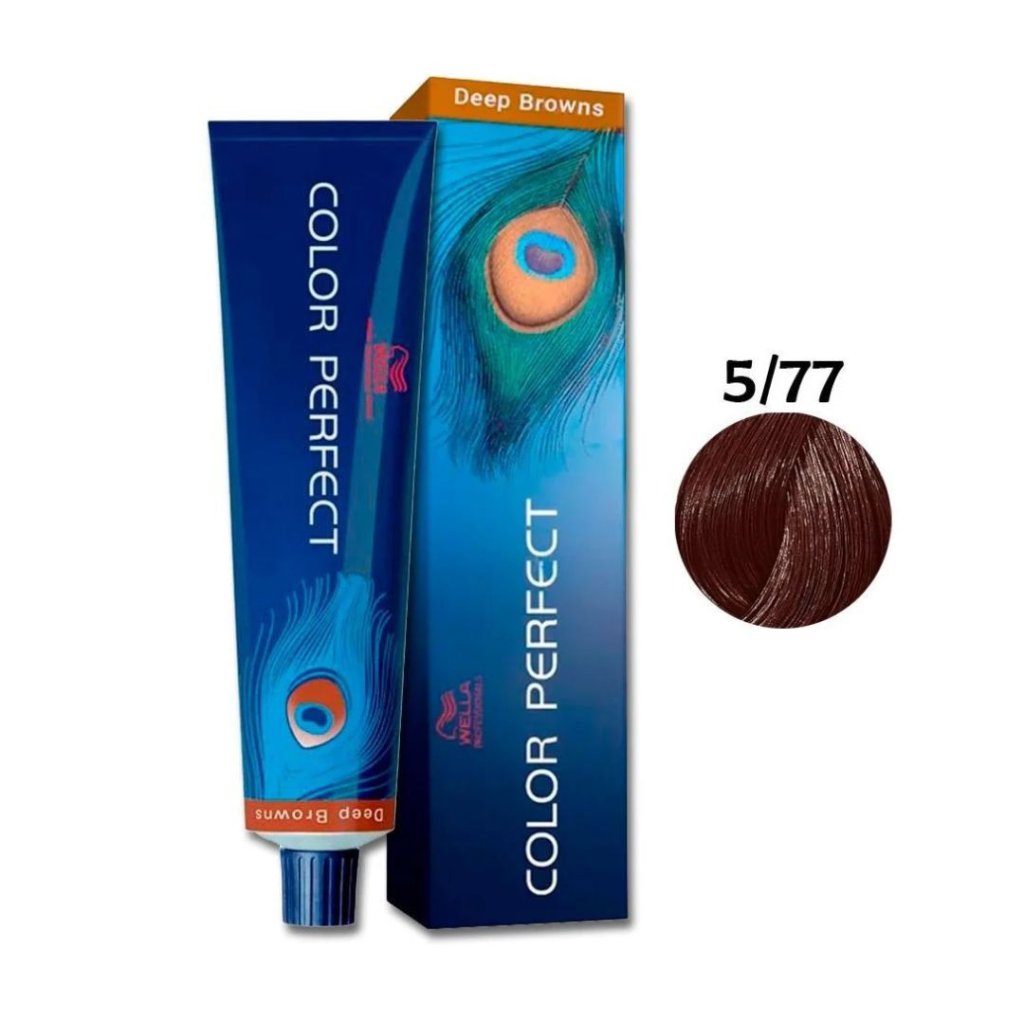 Tinta Marrom Wella Color Perfect 5.77