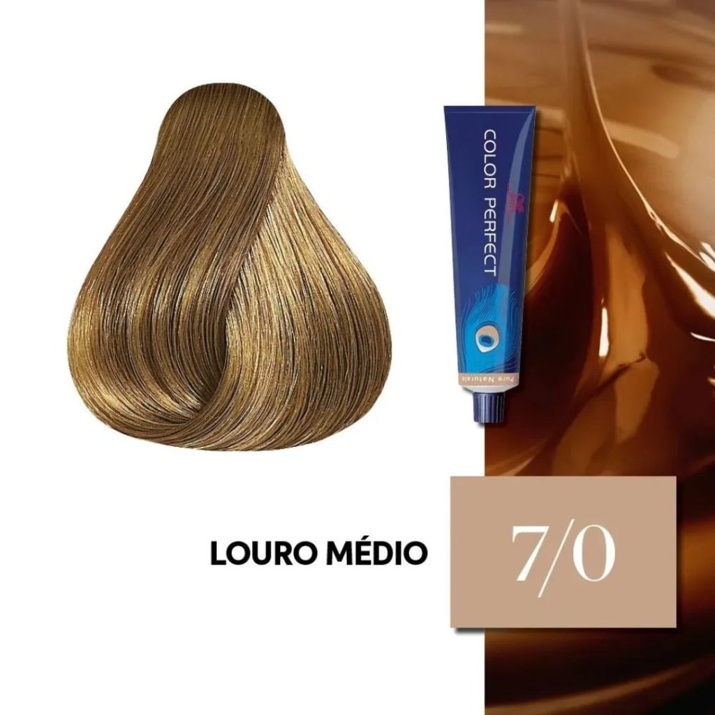 Tinta Loiro Médio Wella Color Perfect 7.0
