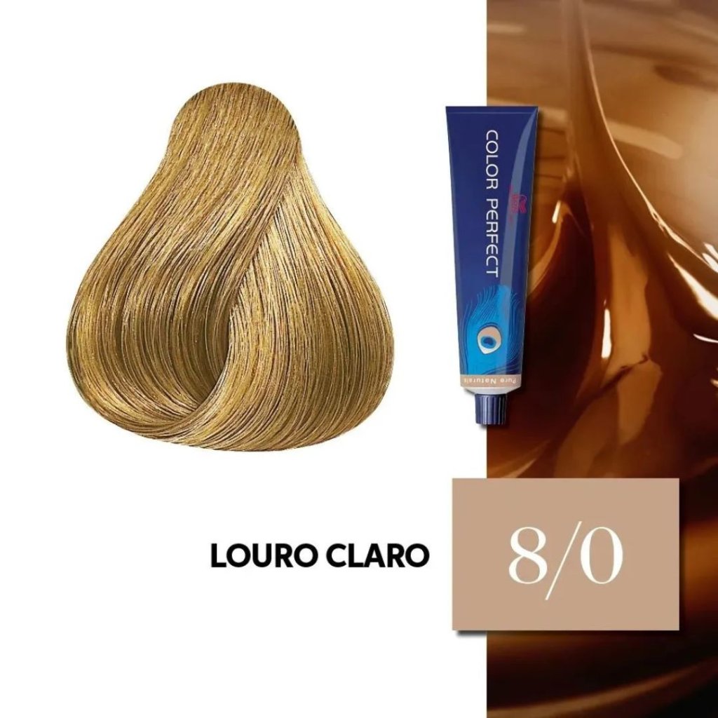 Tinta Loiro Claro Wella Color Perfect 8.0