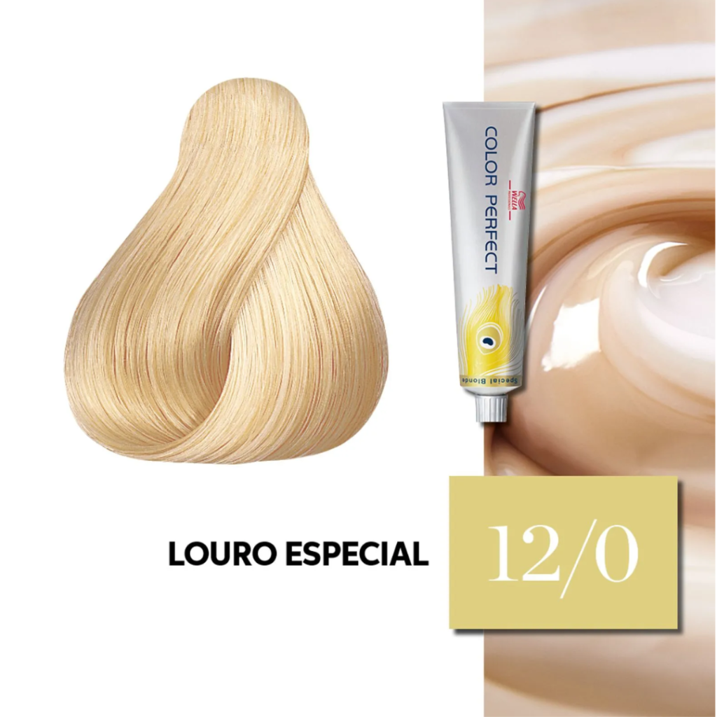 Tinta Loiro Claro Wella Color Perfec 12.0