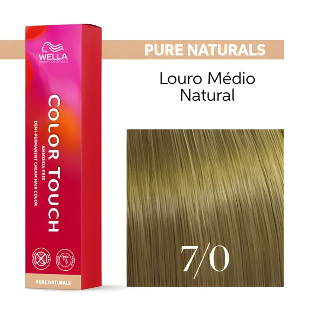 Tonalizante Loiro Médio Wella Color Touch 7.0