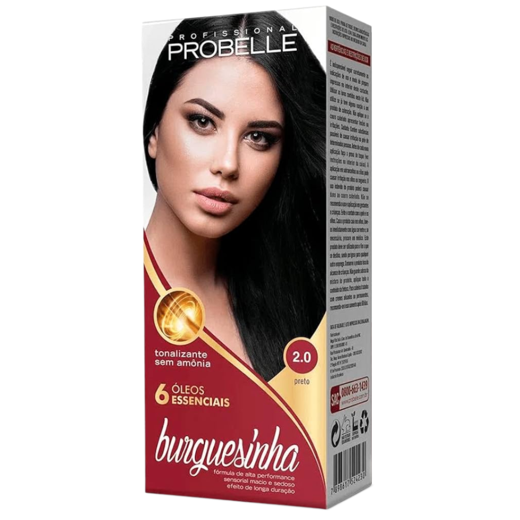 Tonalizante Preto Burguesinha Probelle 2.0
