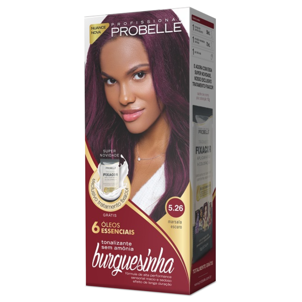 Tonalizante Marsala Burguesinha Probelle 5.26