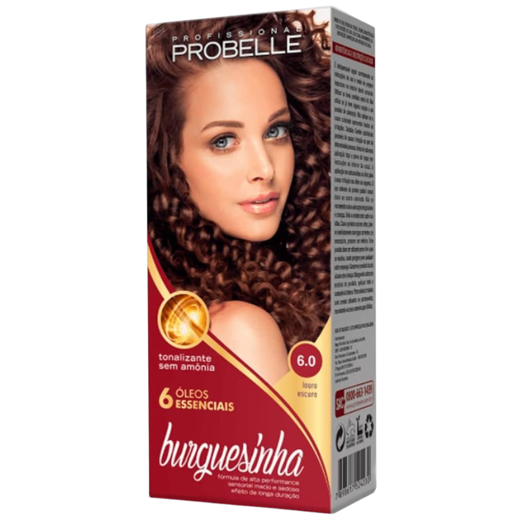 Tonalizante Loiro Escuro Burguesinha Probelle 6.0