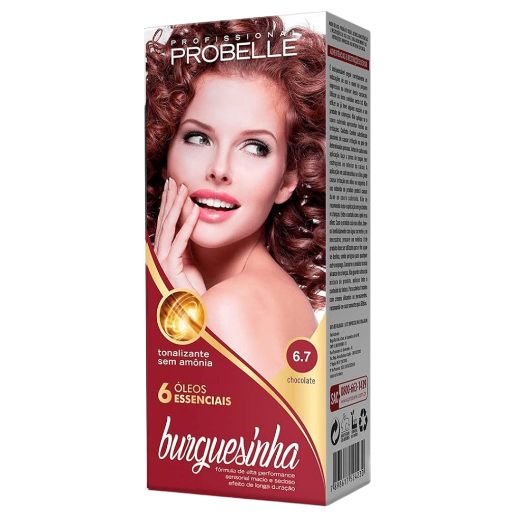 Tonalizante Marrom Burguesinha Probelle 6.7
