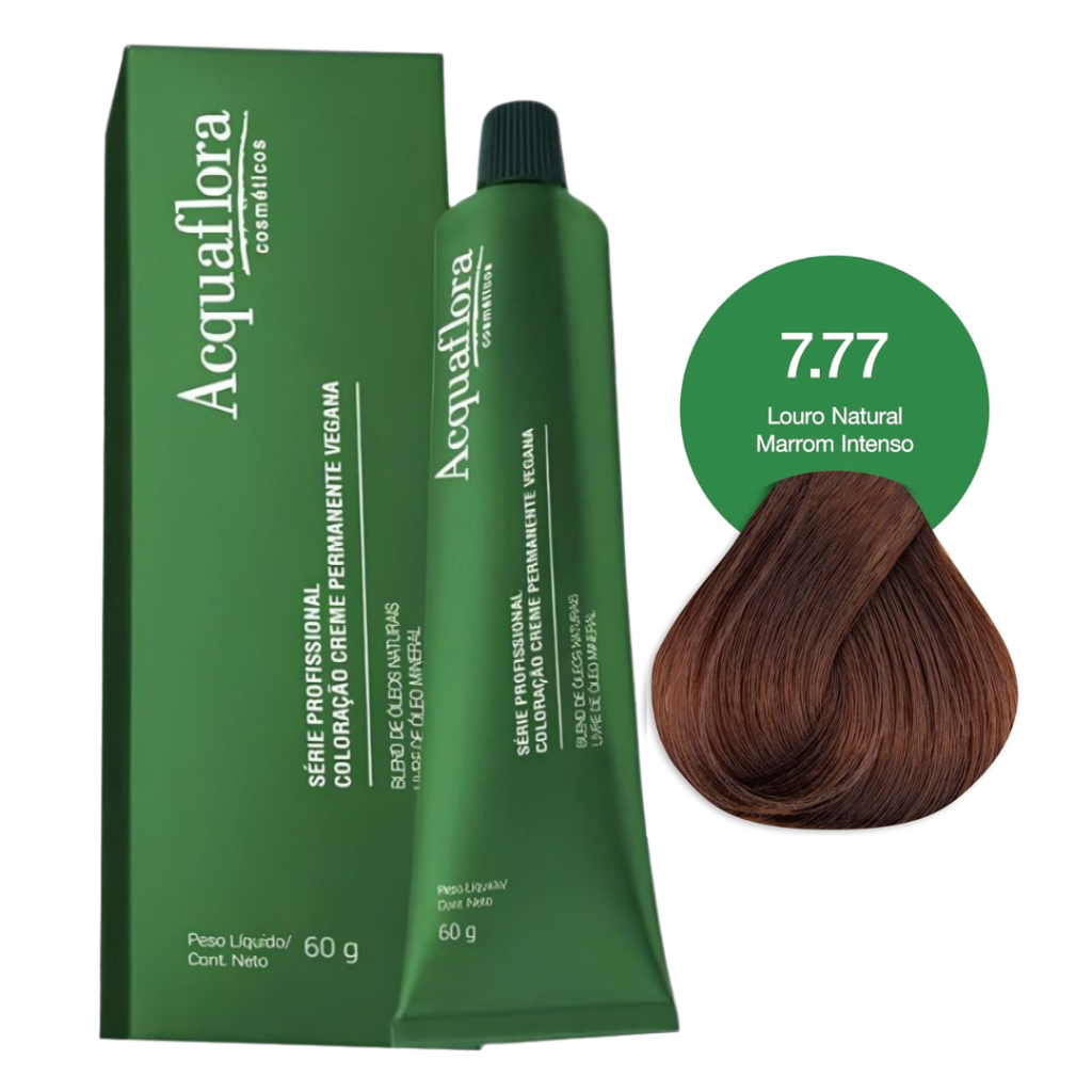 Tinta Marrom Acquaflora Vegana 7.77