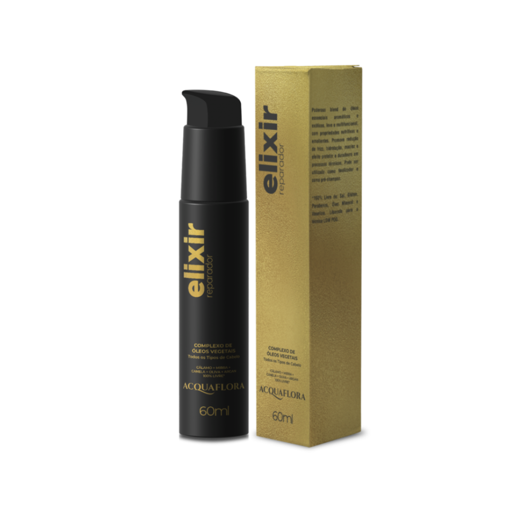Óleo Reparador Acquaflora Elixir 60ml - Silicone Vegetal 