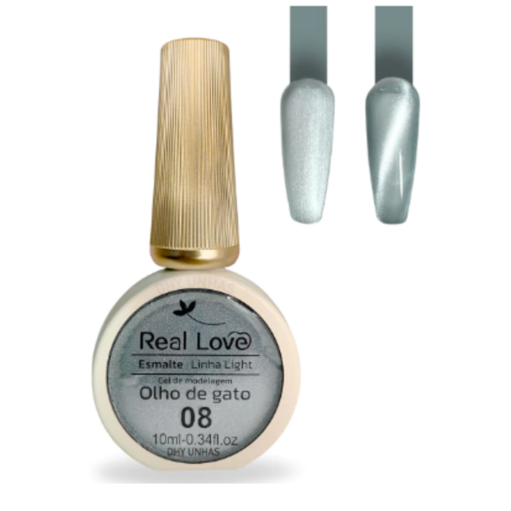 Esmalte UV Magnético Olho de Gato 08 Real Love 