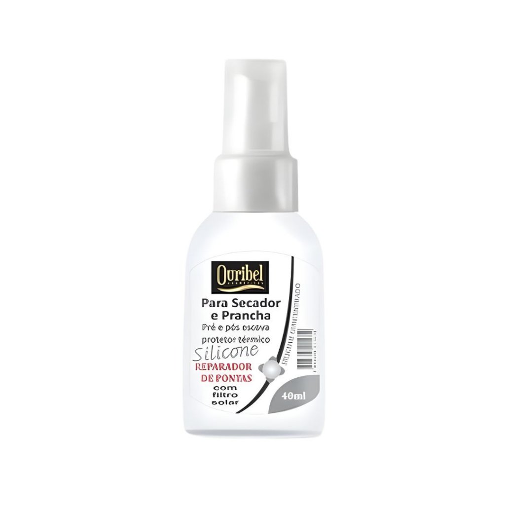 Reparador de Pontas Ouribel Silicone Pré Prancha Termo Protetor 40ml - Silicone 