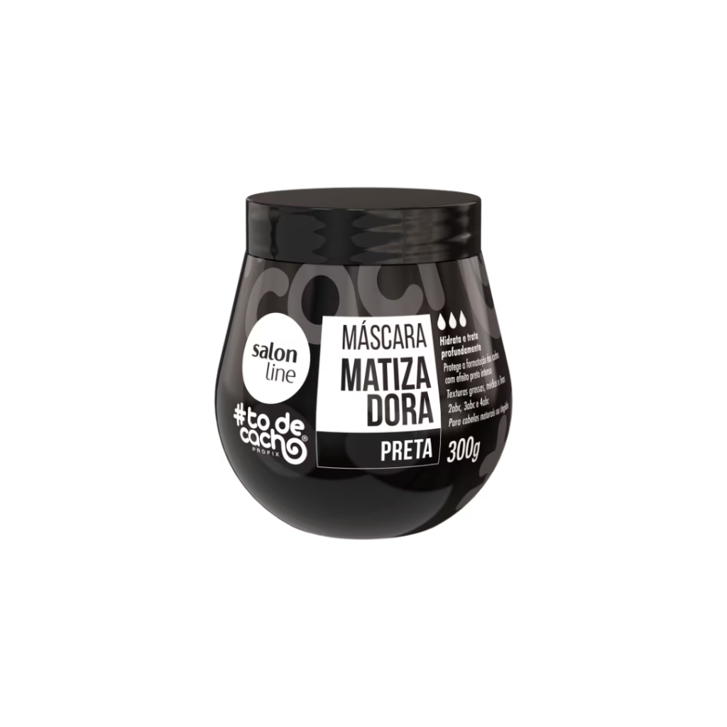 Matizador Preto Máscara Salon Line To de Cachos 300g