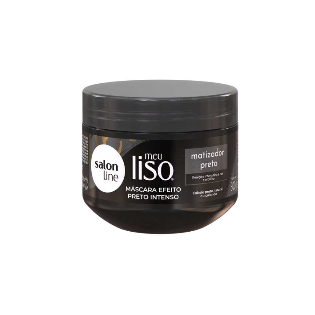 Matizador Preto Máscara Salon Line Meu Liso 300g