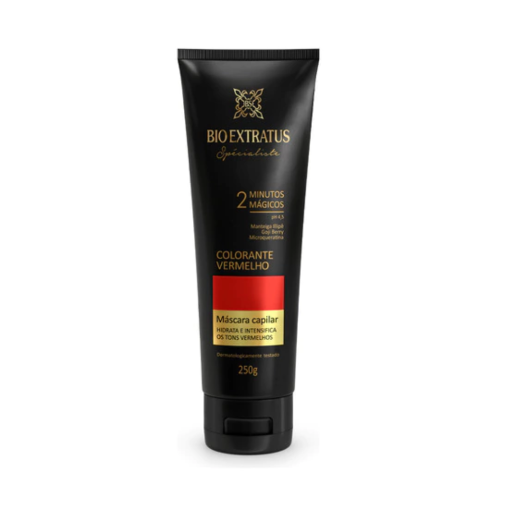 Matizador Vermelho Máscara Bio Extratus 250g