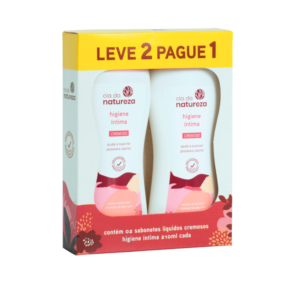 Kit com 2 Sabonetes Intimo Cia. da Natureza 210ml cada