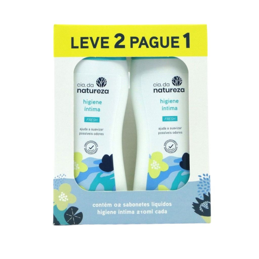 Kit com 2 Sabonetes Intimo Cia. da Natureza 210ml cada