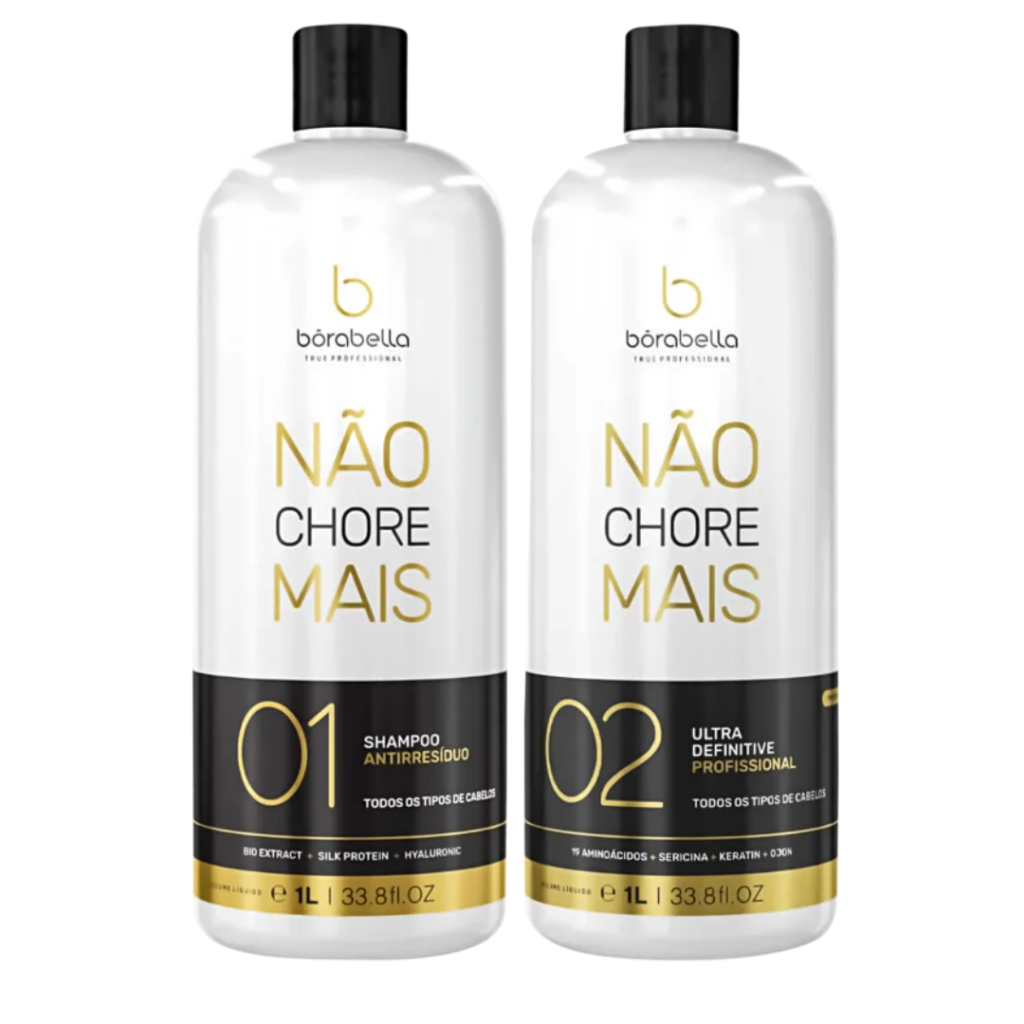 Kit Progressiva Borabella Não Chore Mais 1 Litro