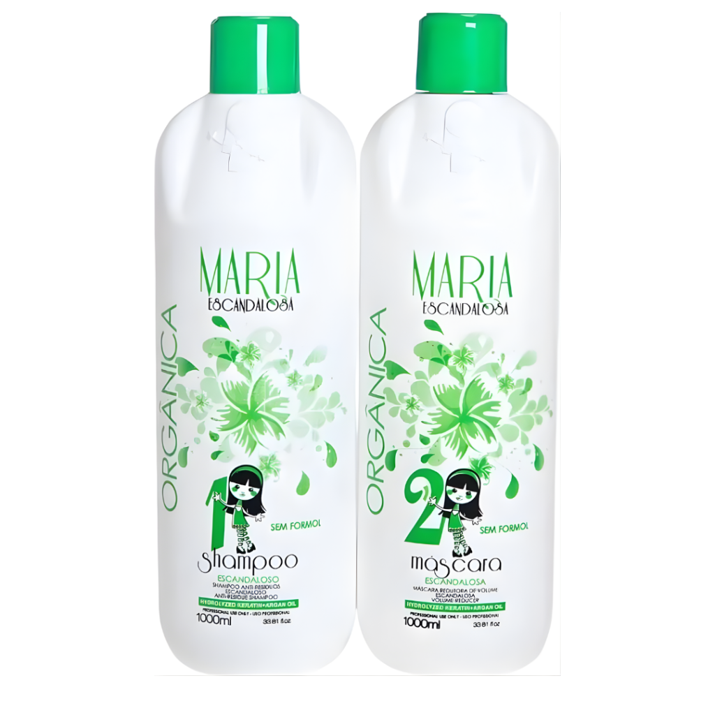 Kit Progressiva Maria Escandalosa Orgânica 1 Litro