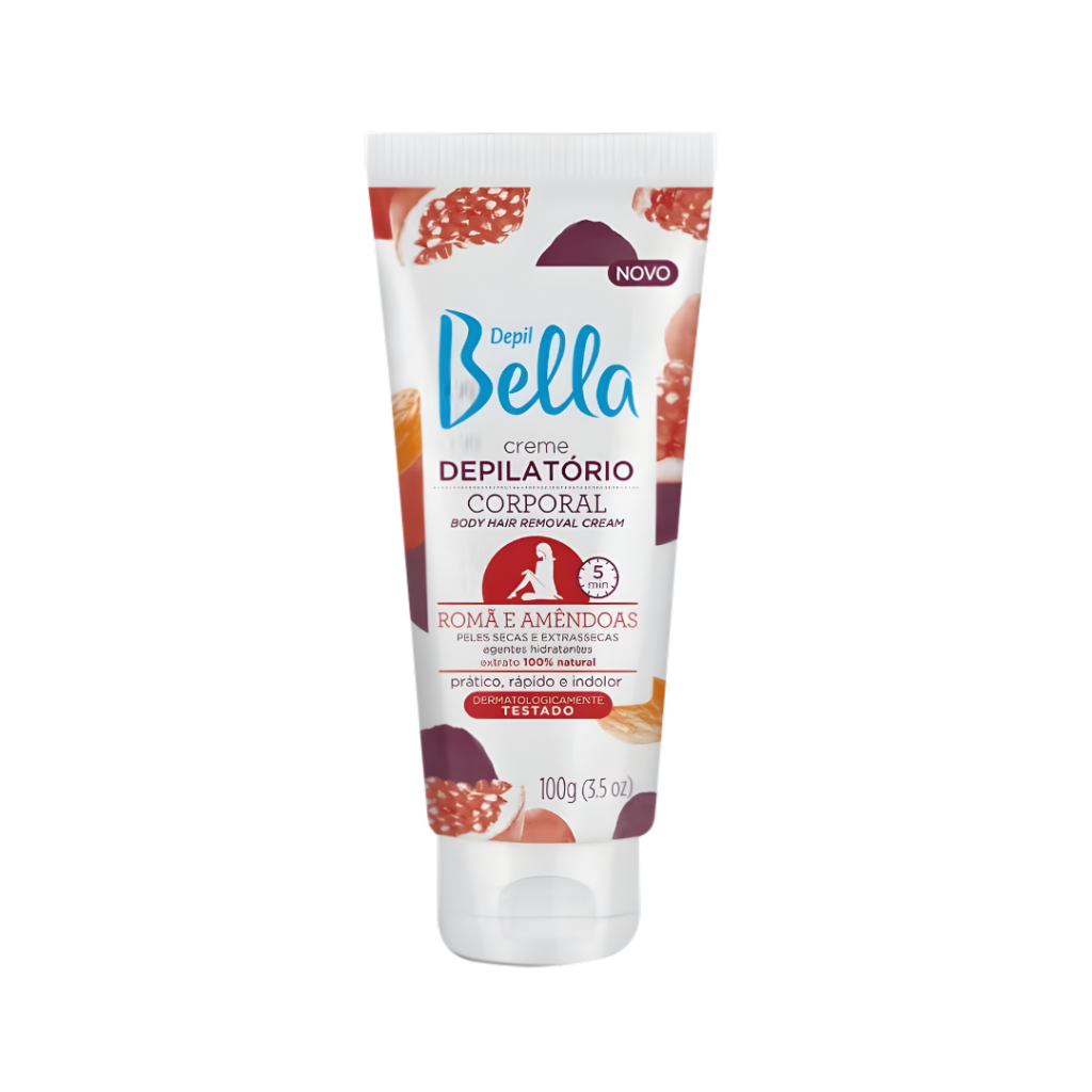 Creme Depil Bella Romã e Amêndoas 100g