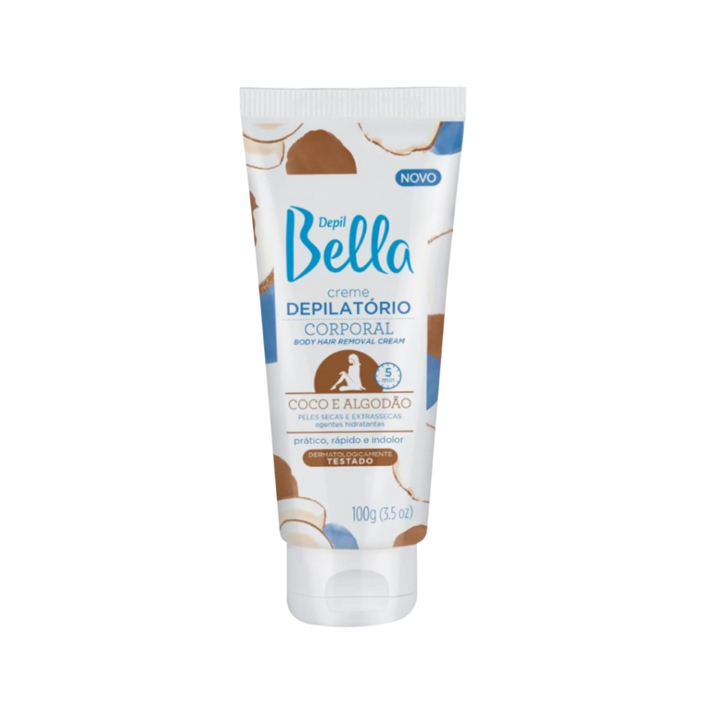 Creme Depil Bella Coco e Algodão 100g