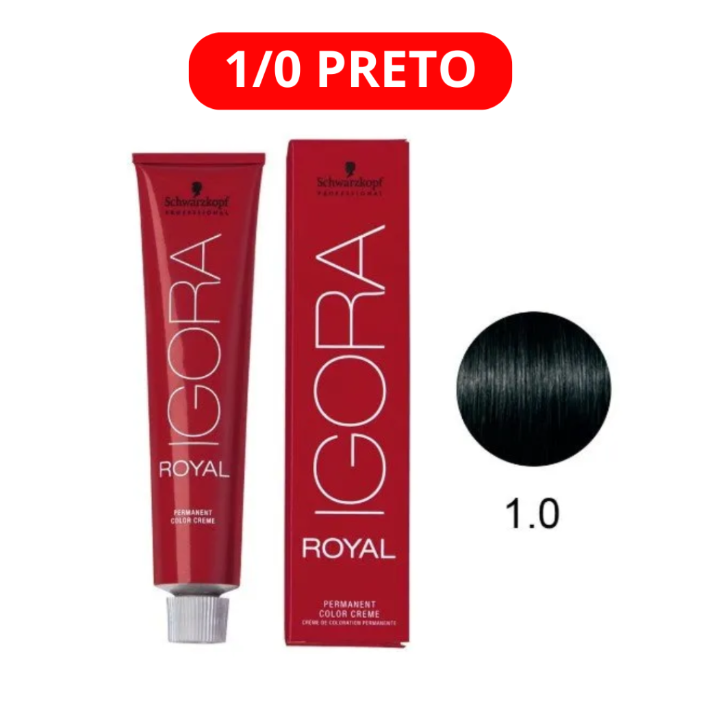 Tinta Preto Igora 1.0 