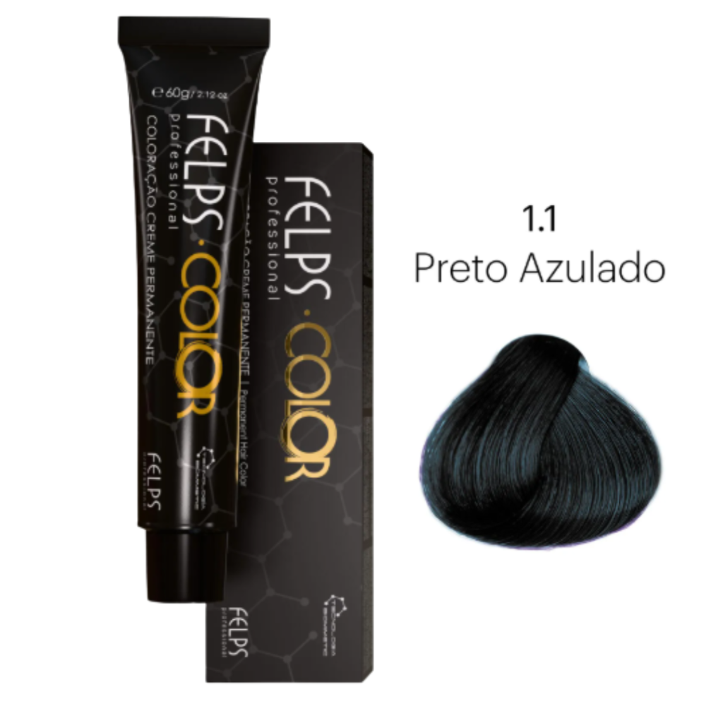 Tinta Preto Azulado Felps 1.1