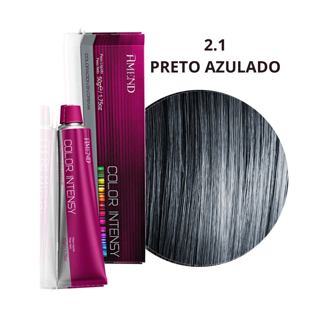 Tinta Preto Azulado Amend Color Intensy 2.1