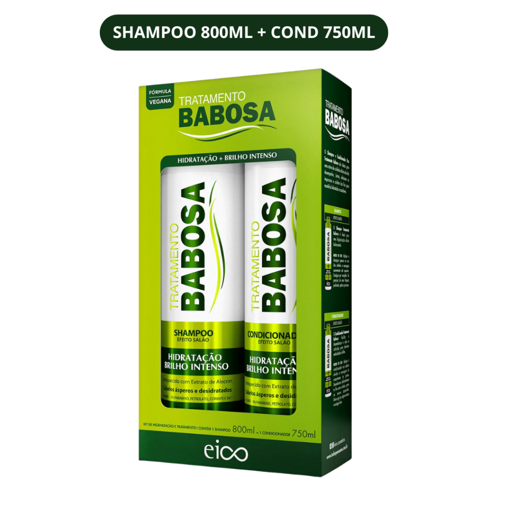 Kit Eico Babosa Nutrição 800ml