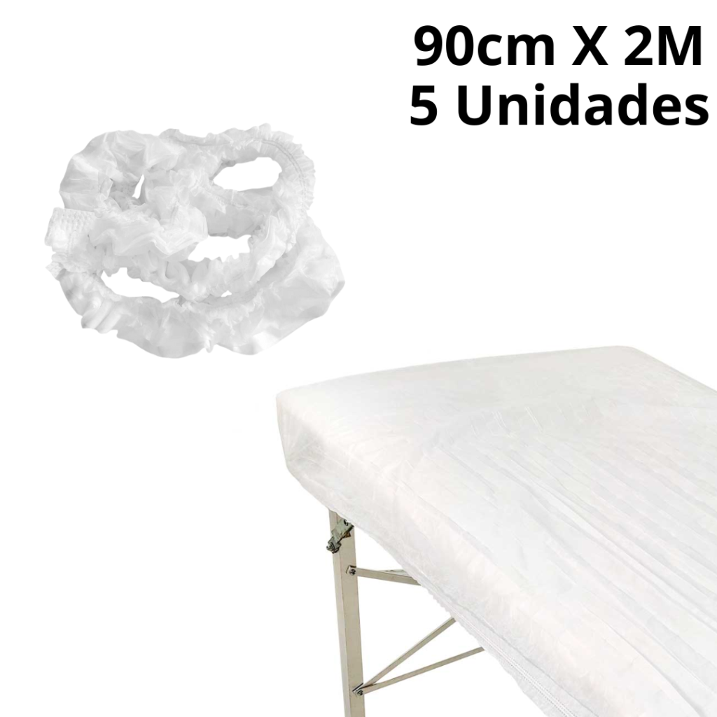 Lençol Descartavel C/ Elástico 5 Uni