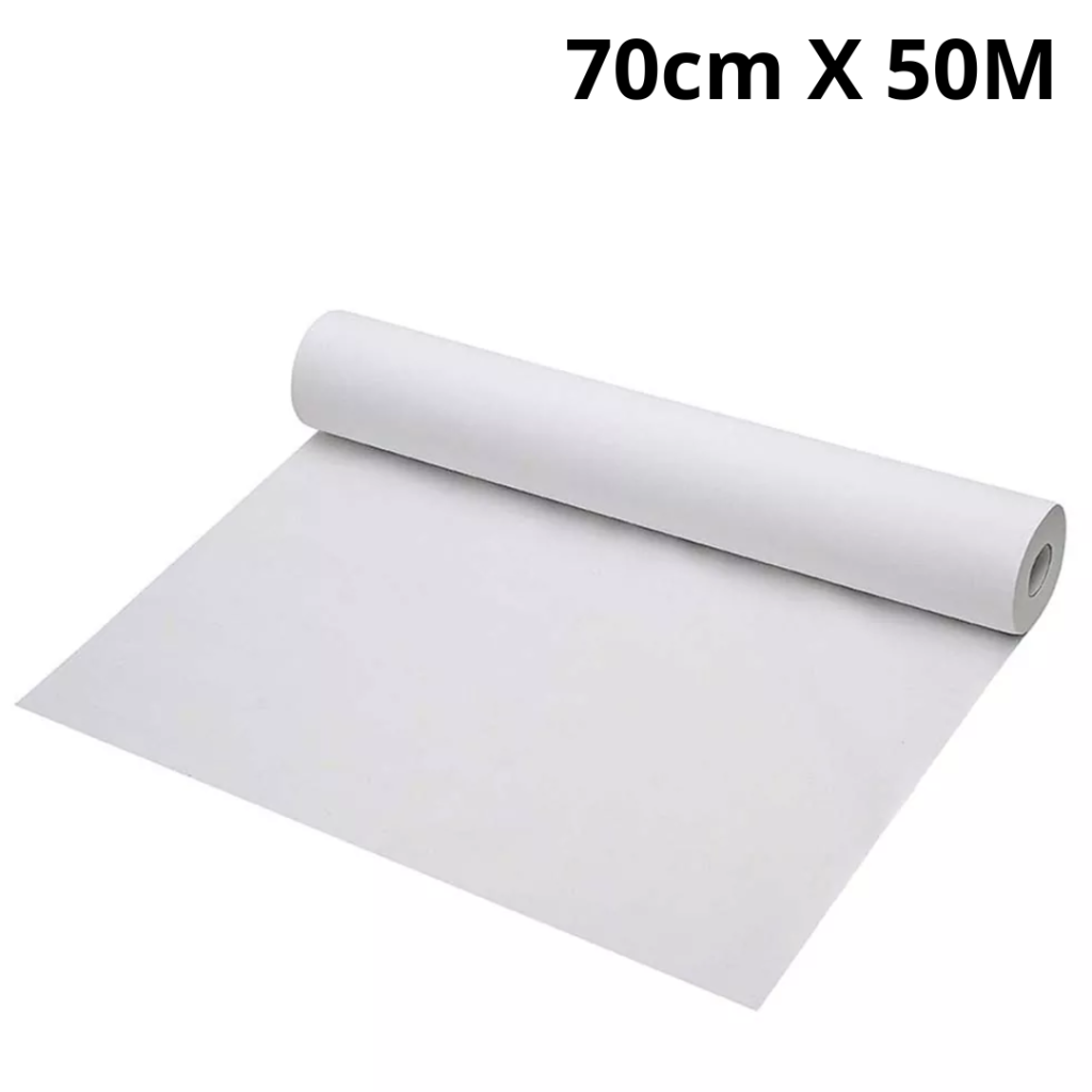 Rolo de Lençol Descartavel Branco 70cmX50M