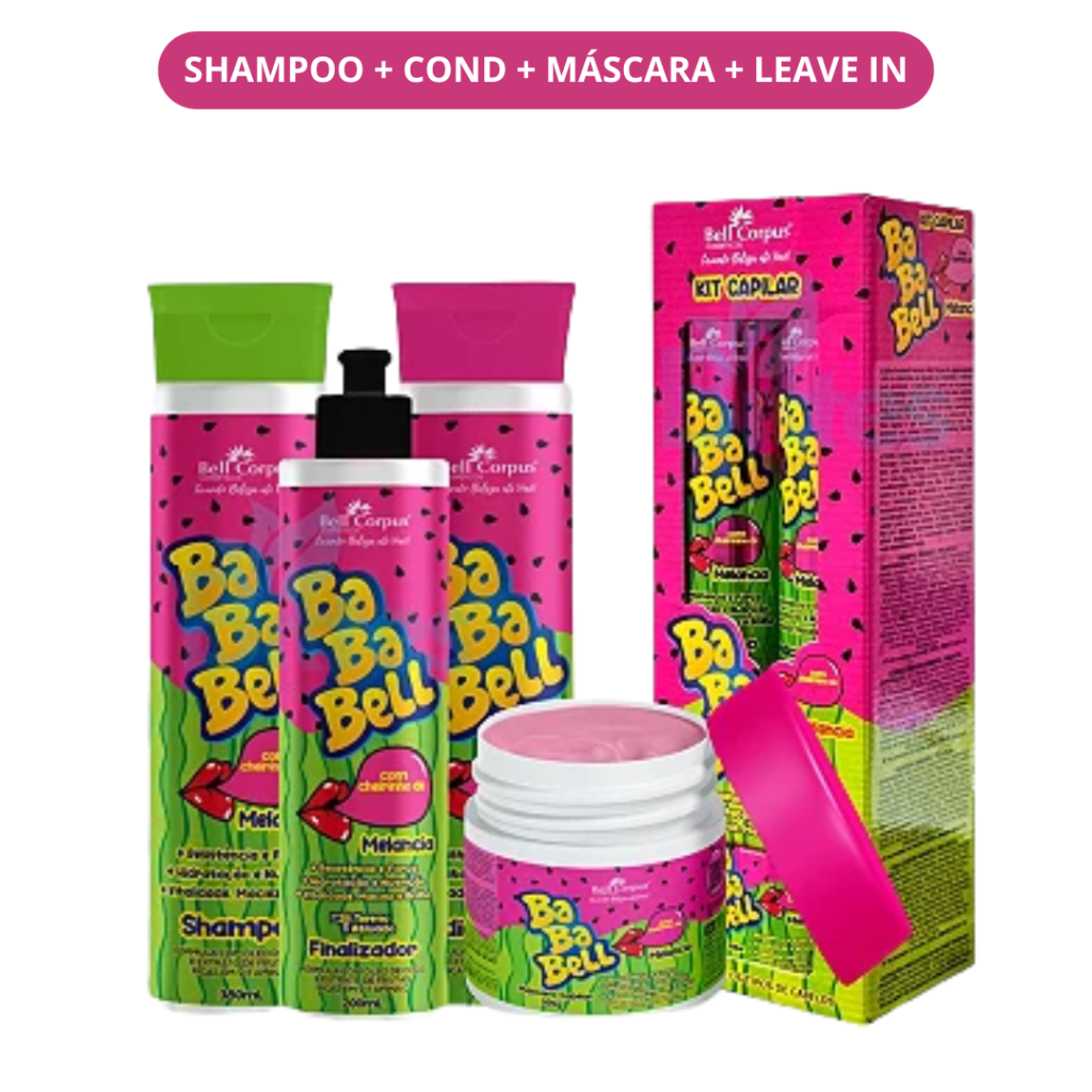 Kit Bababell Melancia 4 Peças  