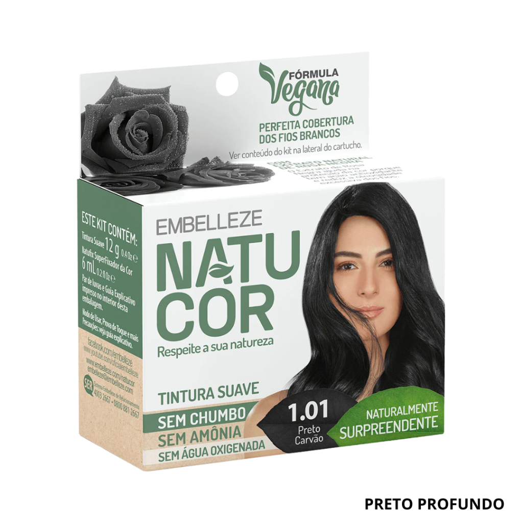 Tonalizante Preto Natucor 1.01