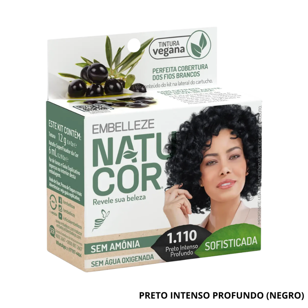 Tonalizante Preto Natucor 1.110