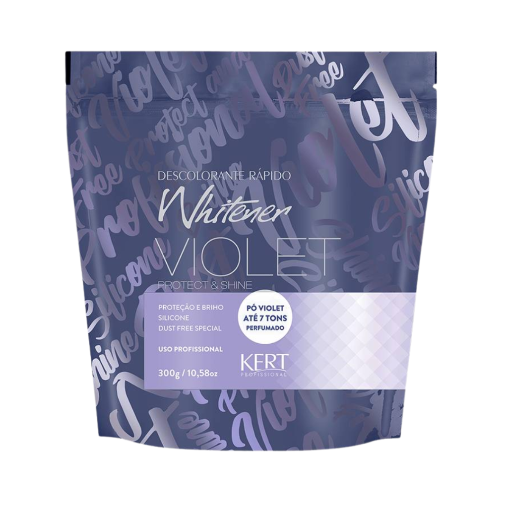 Pó Descolorante 300g Whitener Violet 8 tons - Pó Violeta