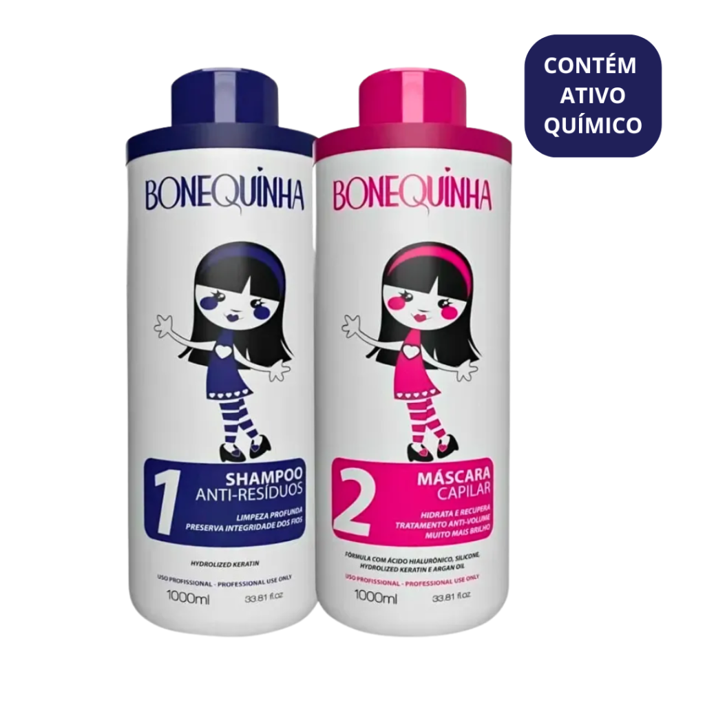 Kit Progressiva Bonequinha Tradicional 1 litro  