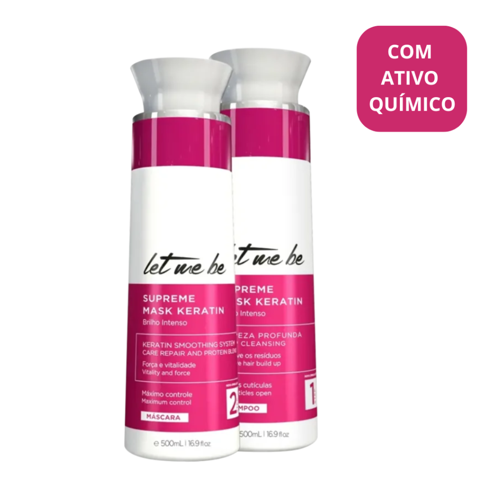 Kit Progressiva Let Me Be Supreme Mask Keratin 500ml 