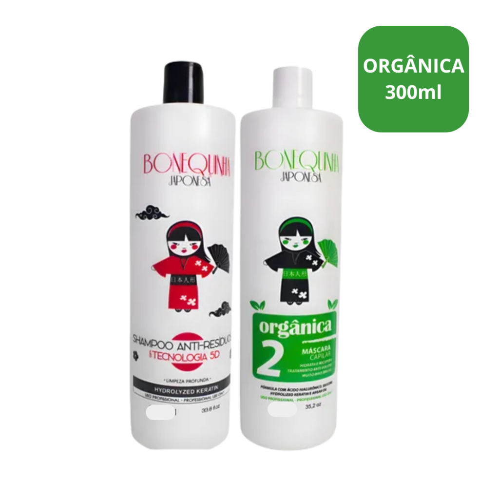Kit Progressiva Bonequinha Japonesa Orgânica 300g   