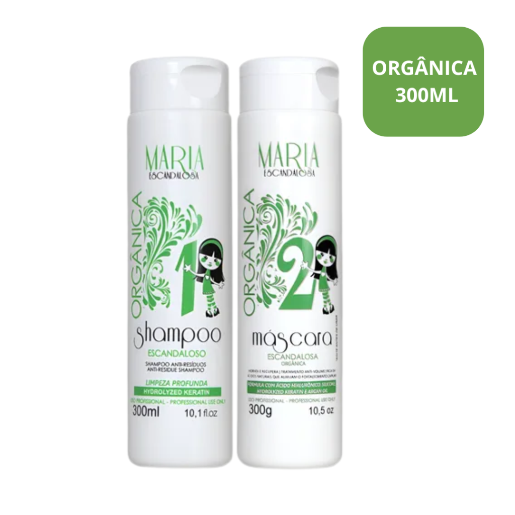 Kit Progressiva Maria Escandalosa Orgânica 300ml 