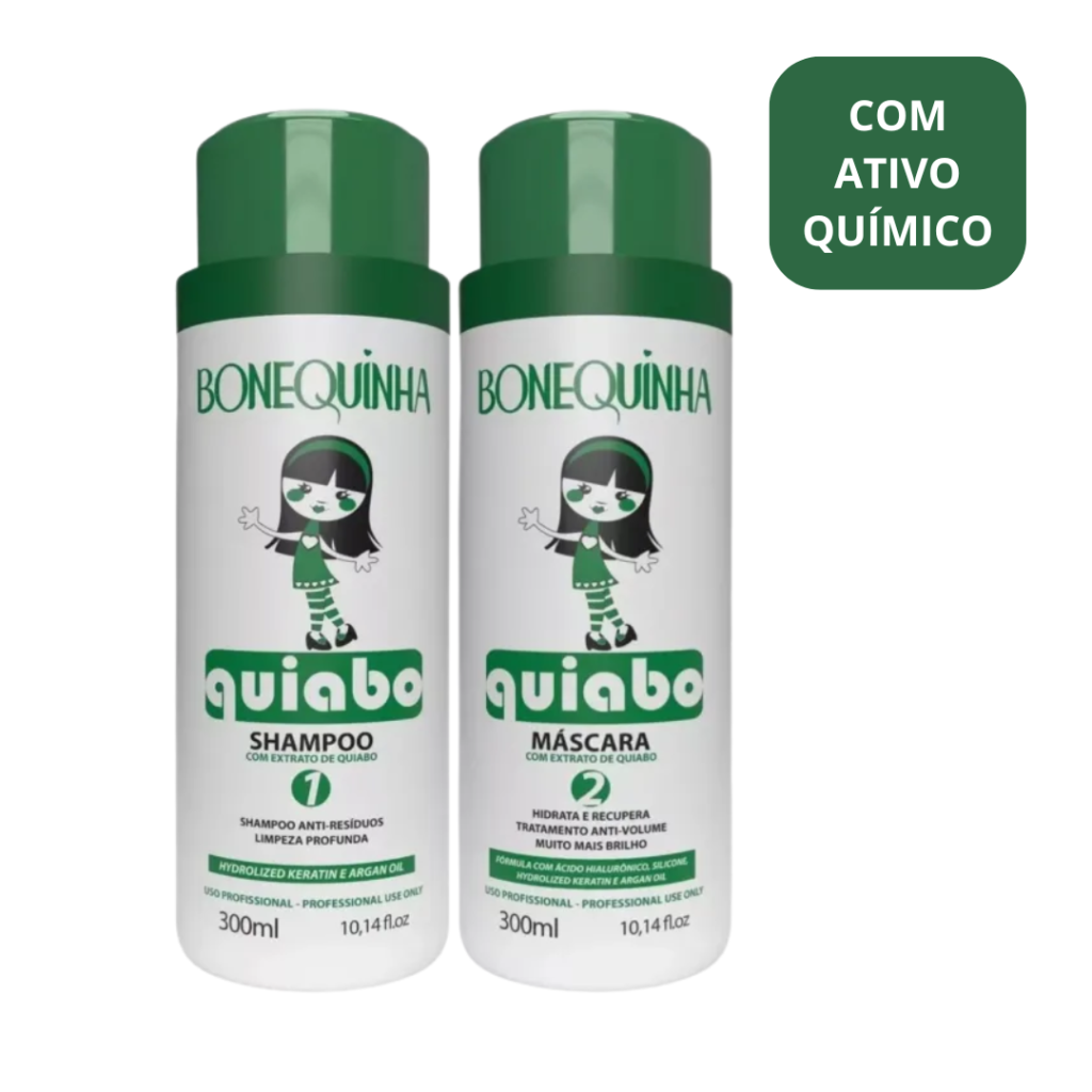 Kit  Progressiva Bonequinha Quiabo 300ml