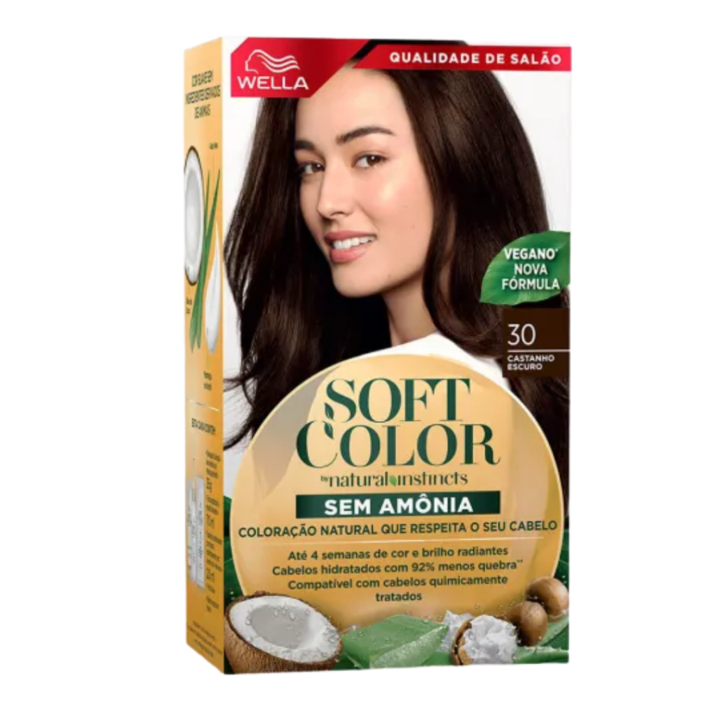 Tonalizante Castanho Escuro Soft Color 30