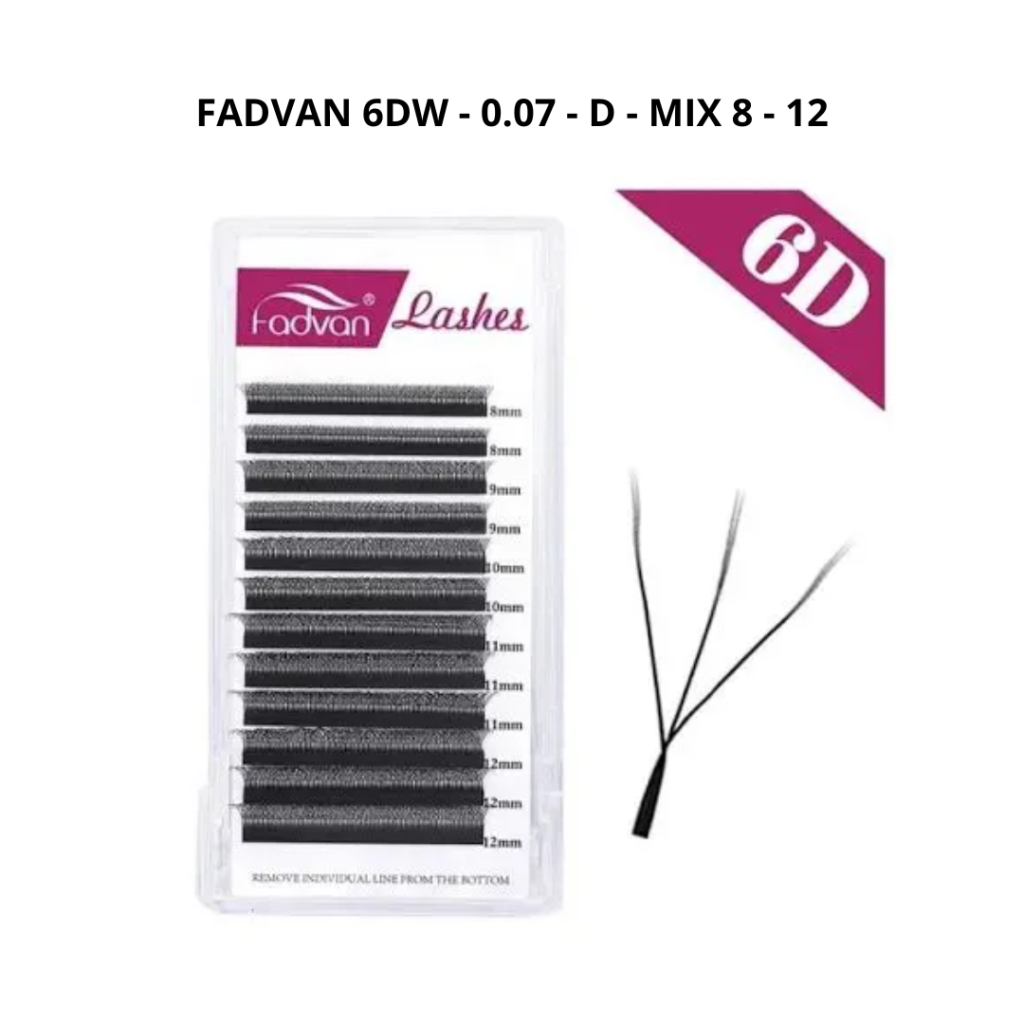 Fadvan Fio a Fio 6D-W-0.07D. Mix 8 ao 15 - PRETO