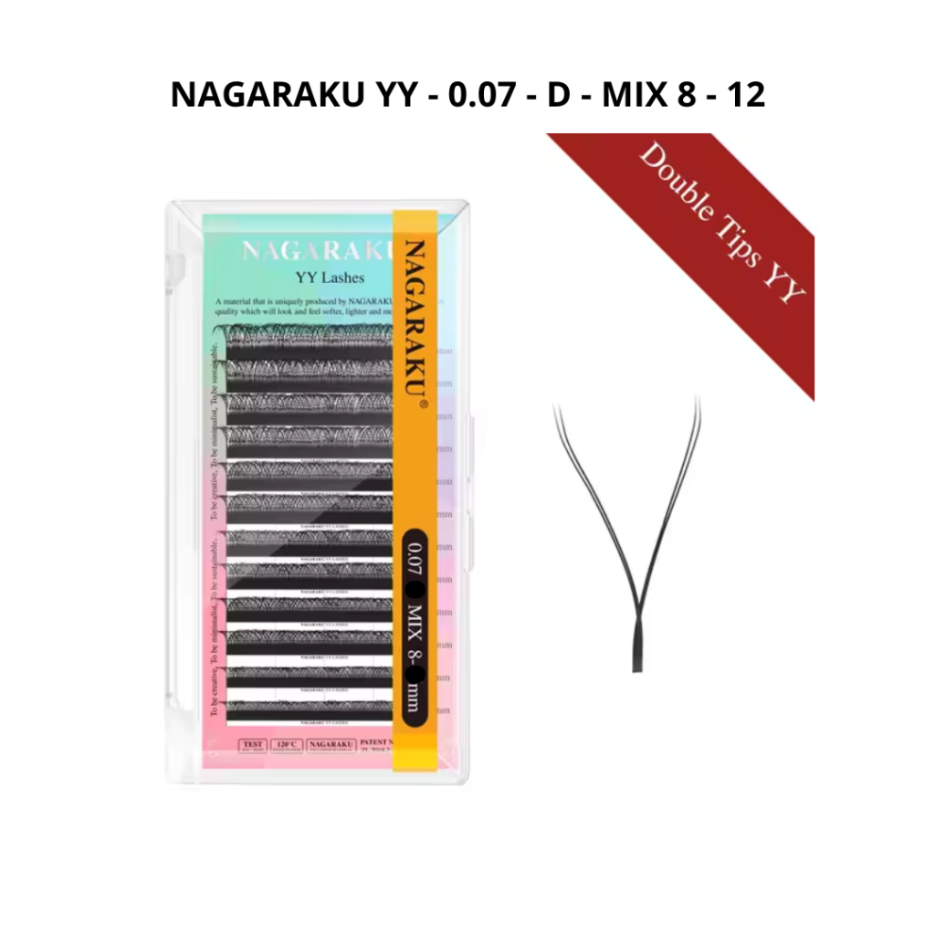 Nagaraku Fio a Fio YY - 0.07 D - Mix 8 ao 12mm - PRETO
