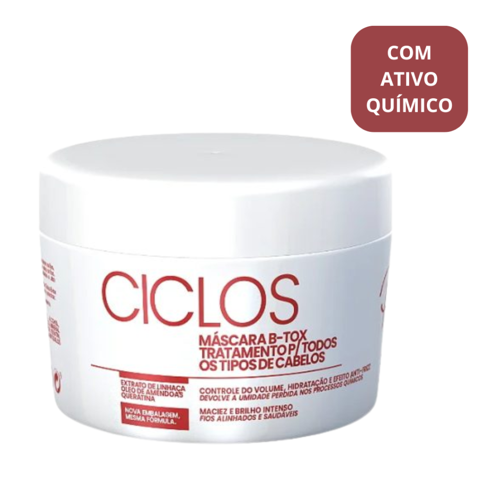 Máscara Redutora B-tox Portier 250g Máscara Ciclos 