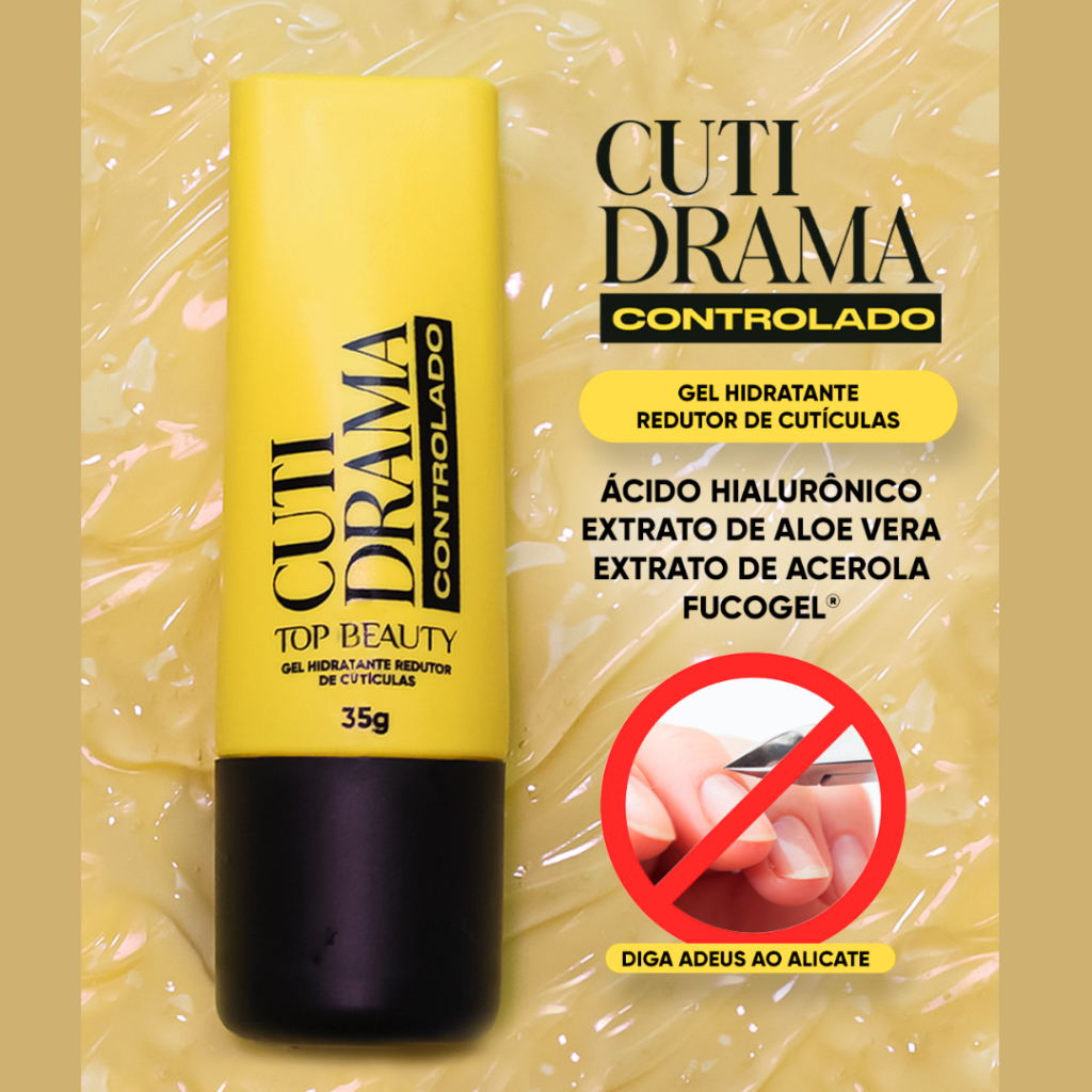 Gel Redutor de Cutícula Cutidrama Top Beauty 35g 