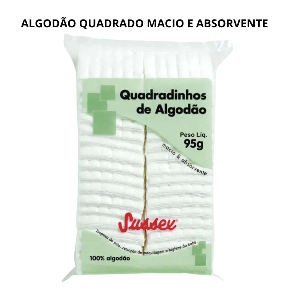 Algodão Sussex Quadradinho Multi-Uso 95g 
