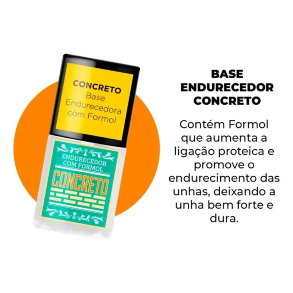 Esmalte Base Top Beauty Concreto 