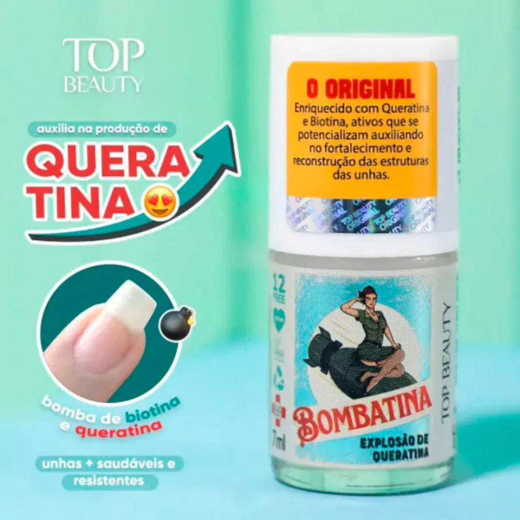 Esmalte Base Top Beauty Bombatina 