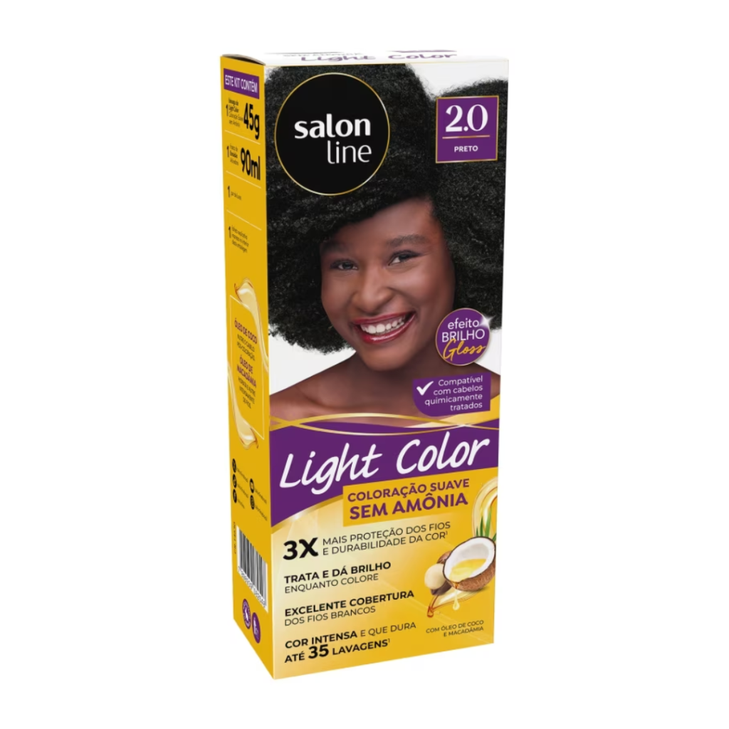 Tonalizante Preto Light Color 2.0
