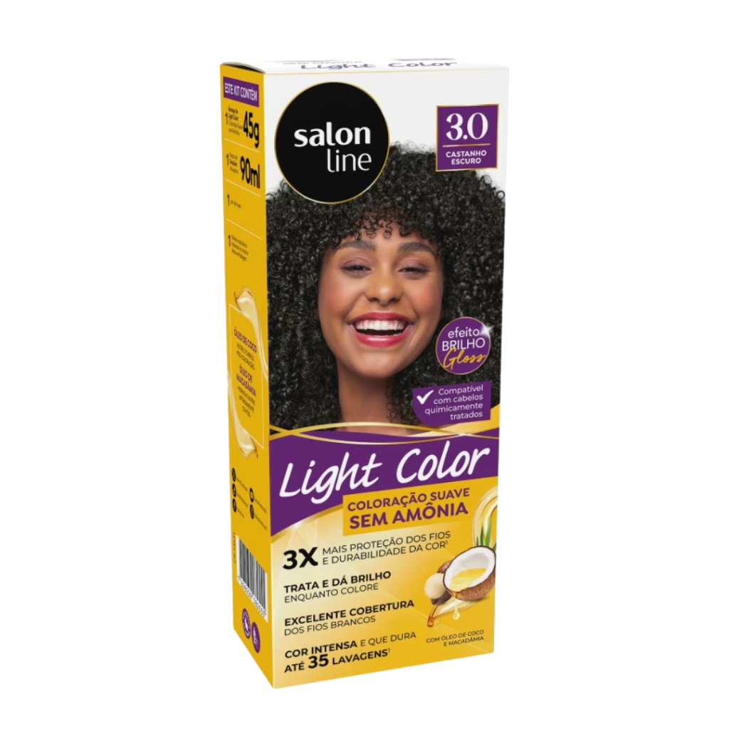 Tonalizante Castanho Escuro Light Color 3.0