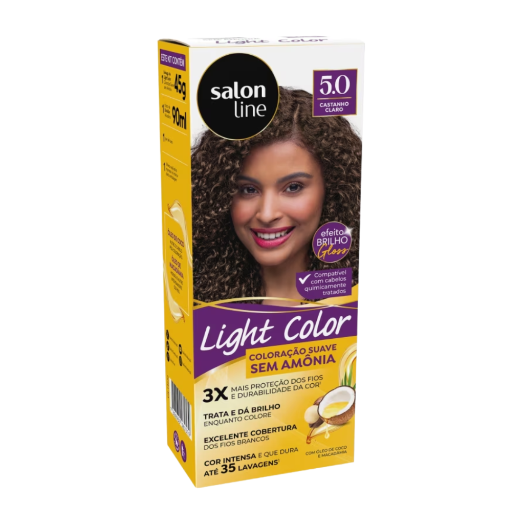 Tonalizante Castanho Claro Light Color 5.0