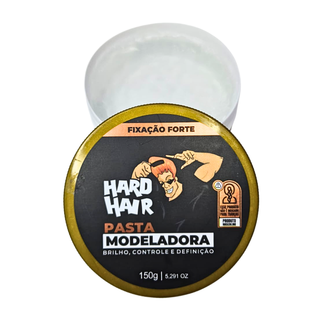 Pasta Modeladora Hard Hair 150g Cristal 