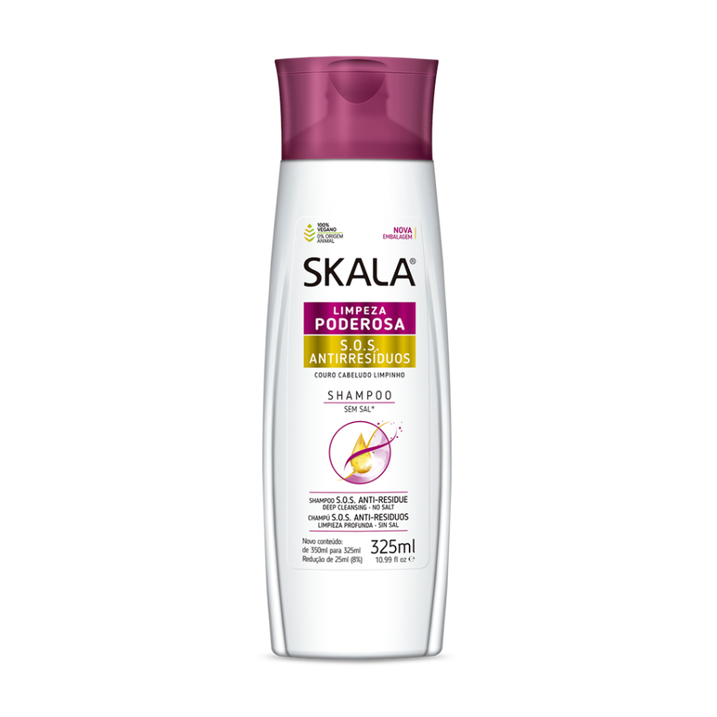 Shampoo Antirresiduo Skala 325ml 